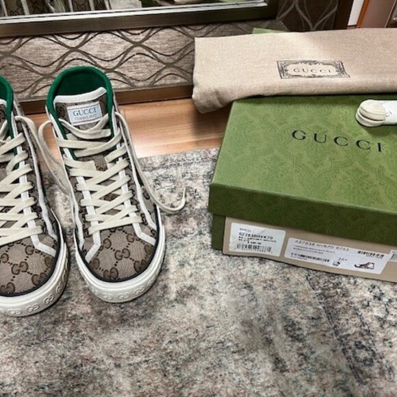Gucci Tennis 1977 High Top Platform Sneaker - Picture 7 of 7